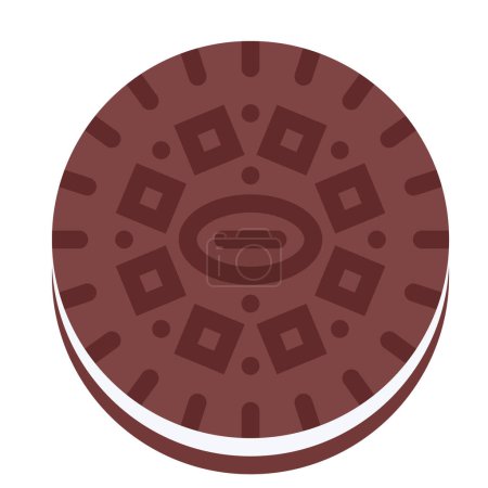 Illustration for Design vector image icons oreo cookie - Royalty Free Image