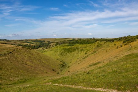 Devil's Dyke near Brighton in Sussex, on a sunny summer's day