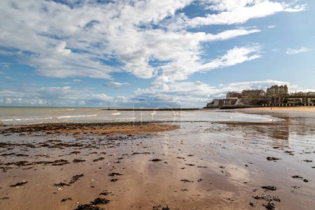 Photo for Broadstairs Beach on the Kent Coast - Royalty Free Image
