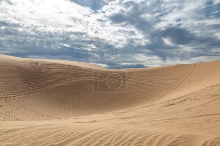 A view over the Algodones Sand Dunes in California