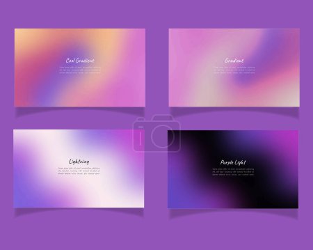 Illustration for Abstract background vector design with beautiful color gradient - Royalty Free Image
