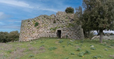 nuraghe Loelle sitio arqueológico nuragic situado en el municipio de Budduso en el centro de Cerdeña