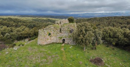 nuraghe Loelle nuragic archaeological site located in the municipality of Budduso in central Sardinia
