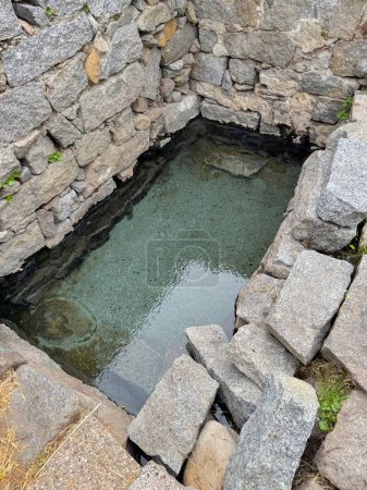 Foto de Antiguos baños romanos de San Saturnino y Terme Aurora en Benetutti en el centro de Cerdeña - Imagen libre de derechos