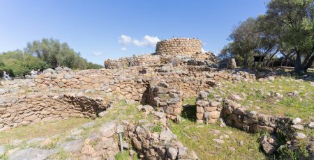 Sitio arqueológico de Nuraghe La Prisgiona - arzachena - Norte de Cerdeña