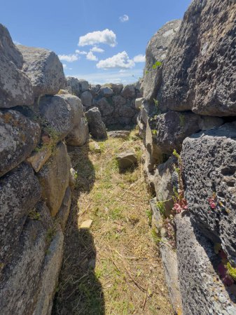 nuraghe pitzu cummu - nuraghi ruins in central Sardinia