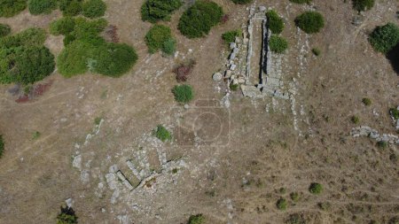 Das Grab der Giganten ist Lapideddas von Gonnosno in Mittelsardinien