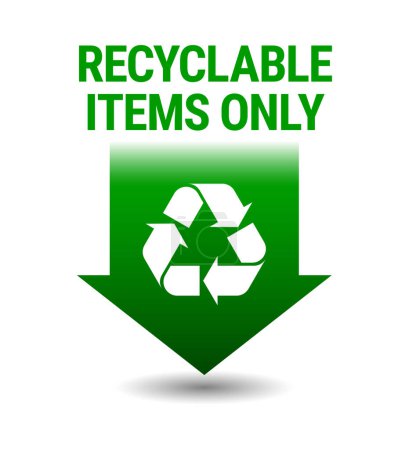 Téléchargez les illustrations : Recyclage point signe affiche vecteur concept - en licence libre de droit