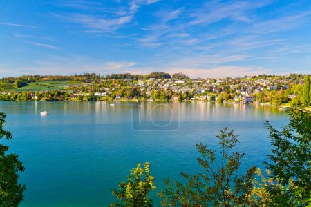 Photo for View of Rapperswil-Jona, Lake Zurich, Switzerland - Royalty Free Image