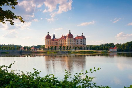 Château de Moritzburg en été, Saxe, Allemagne