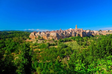 Photo for Pitigliano - Charming Tuff Stone Town in Tuscany, Italy - Royalty Free Image