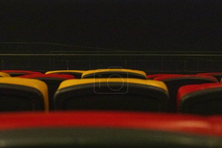 Photo for Empty cinema hall before the premiere. family day off - Royalty Free Image