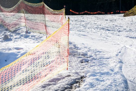 safety net on the ski slope elephant. Leisure