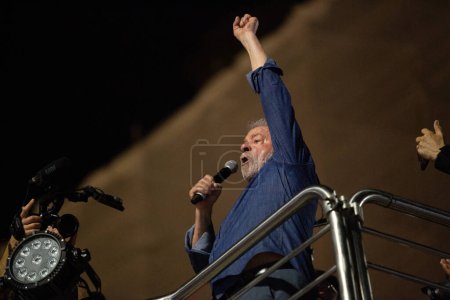 Téléchargez les photos : SO PAULO (SP), 30 / 10 / 2022Luiz Incio Lula da Silva (PT) à la Présidence de la République, célèbre la victoire des élections de 2022, Président de la République du Brésil - en image libre de droit
