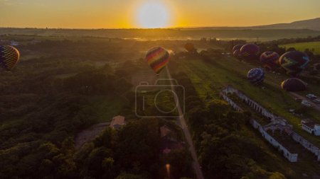 Photo for BOITUVA, SO PAULO, BRAZIL 12-17-2022Known as the National Capital of Skydiving and Ballooning, Boituva has become one of the most popular destinations for adventurers on duty. - Royalty Free Image