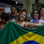 BRASILIA BRAZIL, JANUARY 01, 2023, Voters of third-time elected president Luiz Incio Lula da Silva gather in Brasilia to attend the inauguration