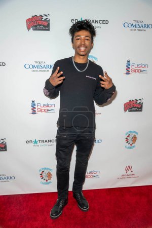 Photo for Trace Austin Price attends 2022 American Music Awards Celebrity Gifting Suite by Steve Mitchell MTG at Woma's Club of Hollywood, Los Angeles, CA, November 19th 2022 - Royalty Free Image