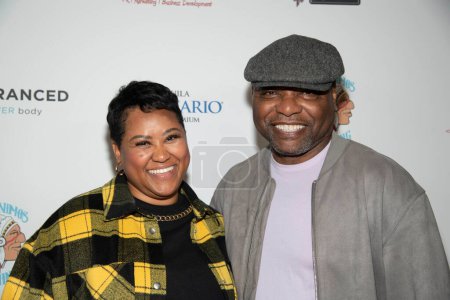 Photo for Makita Bond, Petri Hawkins-Byrd attend 2022 American Music Awards Celebrity Gifting Suite by Steve Mitchell MTG at Woma's Club of Hollywood, Los Angeles, CA, November 19th 2022 - Royalty Free Image