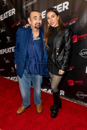 Photo for Ken Davitian, Lucia Argut attend Saban Films Special Screening of action thriller "REPEATER"  at Cinelounge Hollywood, Hollywood, CA December 14 2022 - Royalty Free Image