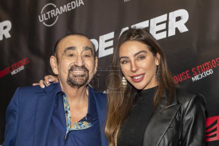 Photo for Ken Davitian, Lucia Argut attend Saban Films Special Screening of action thriller "REPEATER"  at Cinelounge Hollywood, Hollywood, CA December 14 2022 - Royalty Free Image