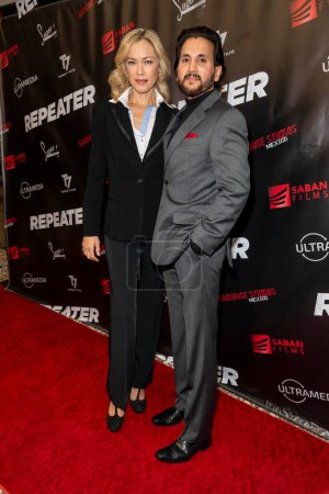 Photo for Kristanna Loken, Paul Sidhu attend Saban Films Special Screening of action thriller "REPEATER"  at Cinelounge Hollywood, Hollywood, CA December 14 2022 - Royalty Free Image