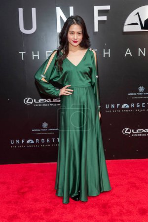 Photo for Lena Ahn attends 20th Annual Unforgettable Gala presented by Lexus at The Beverly Hilton, Beverly Hills, CA December 17 2022 - Royalty Free Image