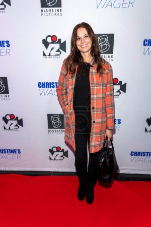 Photo for Actress Jennifer Taylor attends "Christine's Wager" Los Angeles Screening at Los Feliz Theater, Los Angeles, CA March 2, 2023 - Royalty Free Image