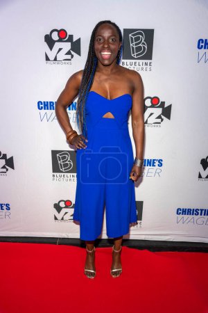 Photo for Actor Janeshia Adams-Ginyard attends "Christine's Wager" Los Angeles Screening at Los Feliz Theater, Los Angeles, CA March 2, 2023 - Royalty Free Image