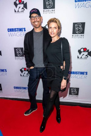 Photo for Actor Sarah Demeestere with guest attends "Christine's Wager" Los Angeles Screening at Los Feliz Theater, Los Angeles, CA March 2, 2023 - Royalty Free Image