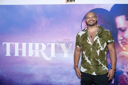 Photo for Actor DeMarco Majors attends LA Premiere Director Anthony Bawn TV Series THIRTY at Cinemark Baldwin Hills, Los Angeles, CA July 26, 2023 - Royalty Free Image