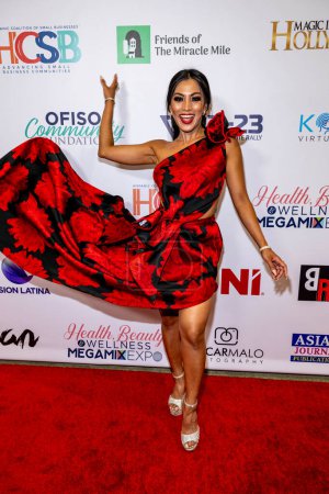 Photo for Miss Asia USA 2020 Diane Didi Caneda attends Mega Mix Expo Health and Beauty at Hilton Los Angeles San Gabriel, Los Angeles, CA July 27, 2023 - Royalty Free Image