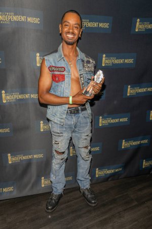 Téléchargez les photos : Le rappeur JR Jones assiste aux 2023 Annual Hollywood Independent Music Awards à l'Avalon Hollywood, Los Angeles, CA 17 août 2023 - en image libre de droit