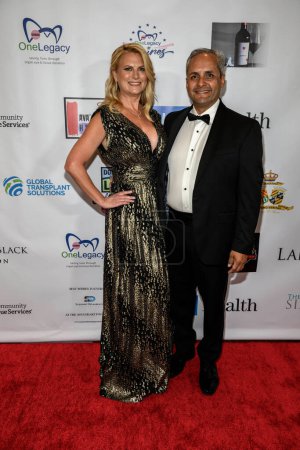 Photo for Exec Director of Mendez Foundation Nicole Mendez with husband Chris attends OneLegacy Annual Ava's Heart Award Gala at The Taglyan Complex, Los Angeles, CA August 24, 2023 - Royalty Free Image