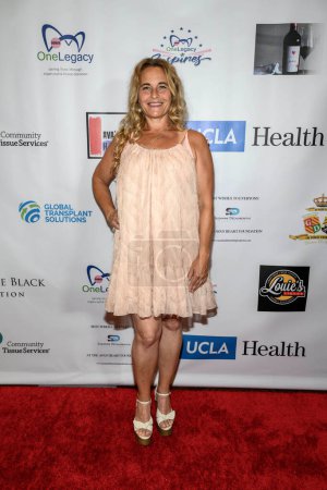 Téléchargez les photos : Auteur du livre Shark Heart Kristina Hill assiste au gala annuel du prix OneLegacy Ava's Heart au Taglyan Complex, Los Angeles, CA 24 août 2023 - en image libre de droit