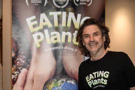 Photo for Series Creator Mick McIntyre attends EATING PLANTS Season 2 Los Angeles Premiere Screening at STUDIO at Beverly Hills, Los Angeles, CA August 28, 2023 - Royalty Free Image