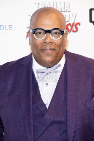 Photo for Bishop Larry Gaiters attends Los Angeles Film premiere Trauma Therapy/ Psychosis at Fine Arts Theatre, Los Angeles, CA August 29, 2023 - Royalty Free Image