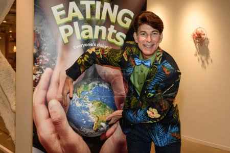 Photo for TV Personality/Actor BJ Korros attends EATING PLANTS Season 2 Los Angeles Premiere Screening at STUDIO at Beverly Hills, Los Angeles, CA August 28, 2023 - Royalty Free Image