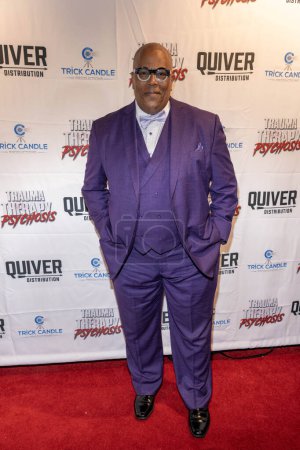 Photo for Bishop Larry Gaiters attends Los Angeles Film premiere Trauma Therapy/ Psychosis at Fine Arts Theatre, Los Angeles, CA August 29, 2023 - Royalty Free Image