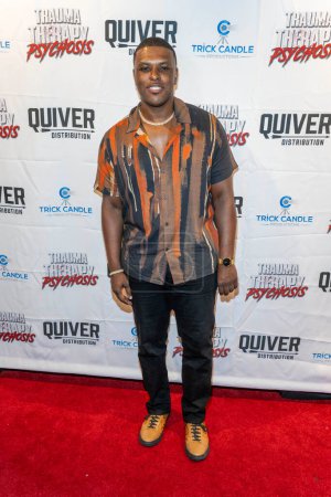 Photo for Actor Harrell Holmes attends Los Angeles Film premiere Trauma Therapy/ Psychosis at Fine Arts Theatre, Los Angeles, CA August 29, 2023 - Royalty Free Image