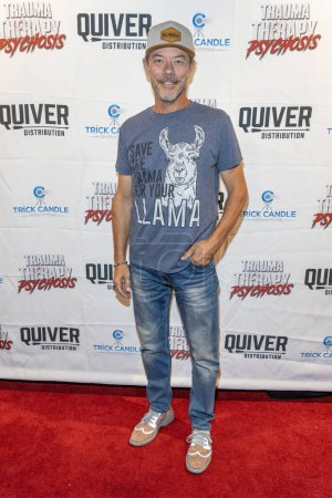 Photo for Actor Massi Furlan attends Los Angeles Film premiere Trauma Therapy/ Psychosis at Fine Arts Theatre, Los Angeles, CA August 29, 2023 - Royalty Free Image