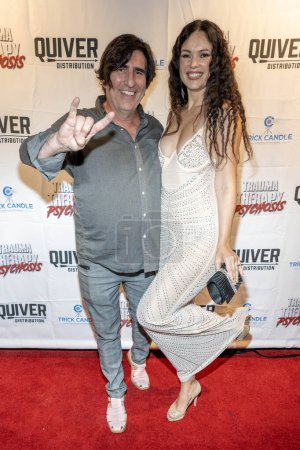 Photo for Musician Martin Blasick, Actress Natasha Blasick attends Los Angeles Film premiere Trauma Therapy/ Psychosis at Fine Arts Theatre, Los Angeles, CA August 29, 2023 - Royalty Free Image