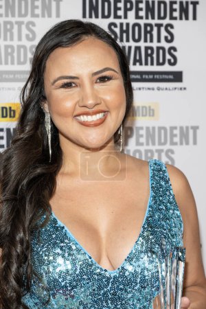 Photo for Actress Cristina Melendez attends 2023 Indie Short Film Awards and Leydenville Screening at Regal Cinemas Live LA, Los Angeles, CA September 16th, 2023 - Royalty Free Image