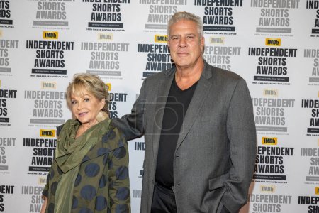 Photo for Actress Charlene Tilton, Actor Tony Stavola attend 2023 Indie Short Film Awards and Leydenville Screening at Regal Cinemas Live LA, Los Angeles, CA September 16th, 2023 - Royalty Free Image