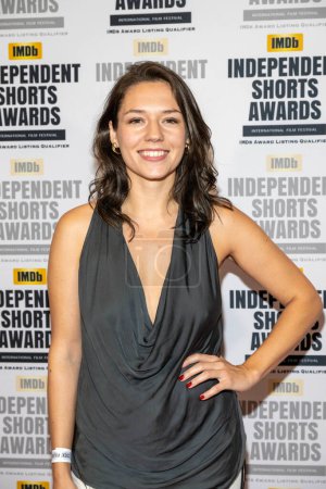 Foto de La actriz Maria-Claudia Nova asiste a los premios Indie Short Film Awards 2023 y a la proyección de Leydenville en Regal Cinemas Live LA, Los Angeles, CA 16 de septiembre de 2023 - Imagen libre de derechos
