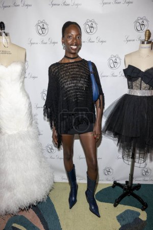 Foto de La modelo Jamila Wilkins asiste a Couture Designer Symone Prince presenta su última colección de VIP en The Britely, Los Ángeles, CA 19 de octubre de 2023 - Imagen libre de derechos