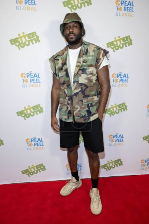 Photo for Director Jahmar Hill attends 9th Annual Real to Reel Global Youth Film Festival at The Beehive,  Los Angeles, CA October 20, 2023 - Royalty Free Image