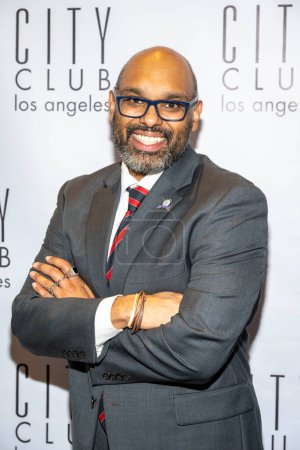 Photo for 2022 honoree  Jerry P. Abraham, MD, MPH, CMQ attends  42nd Annual Charity and Scholarship Benefit at  City Club in California Plaza, Los Angeles, CA October  22, 2023 - Royalty Free Image