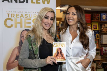 Photo for Producer Kate Cohen Author Andi Lew attends Andi Lew's "Treasured Chest" book signing and Media Launch at Barnes and Noble at The Grove , Los Angeles, CA November  2, 2023 - Royalty Free Image