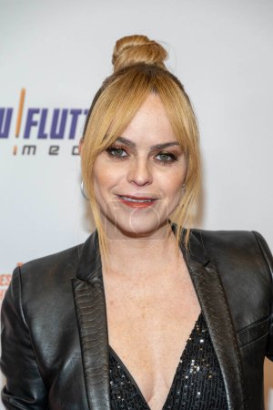 Photo for Actress Taryn Manning attends World Premiere of the Adventures Of The Naked Umbrella at Regency Village Theatre in Westwood, Los Angeles, CA November  9, 2023 - Royalty Free Image