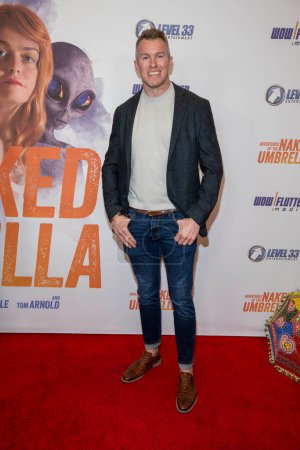 Photo for Executive producer  Rob McGillivray attends World Premiere of the Adventures Of The Naked Umbrella at Regency Village Theatre in Westwood, Los Angeles, CA November  9, 2023 - Royalty Free Image